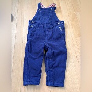 Mini Boden Navy Corduroy Overalls 18-24 Months Toddler Dungarees